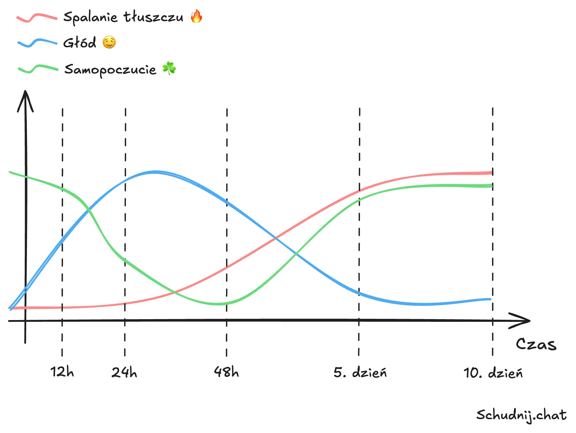 Przebieg postu wodnego